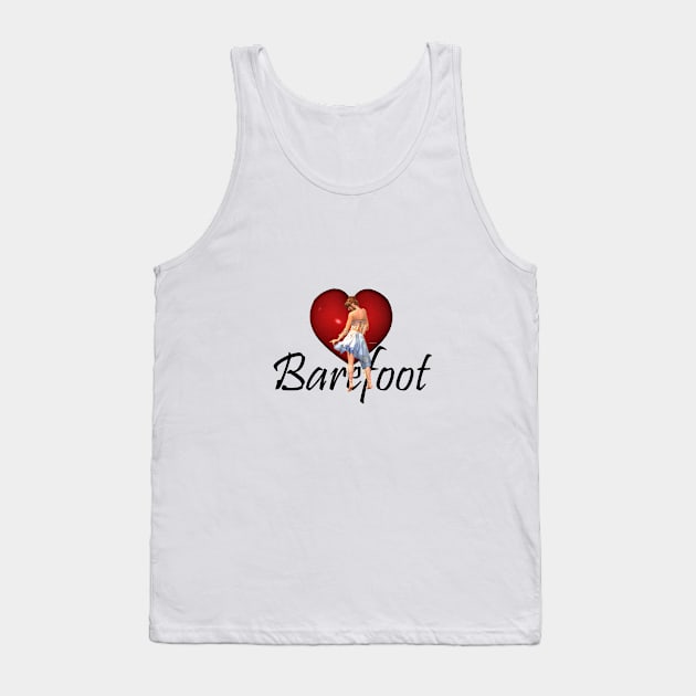 Barefoot Dancing Tank Top by teepossible